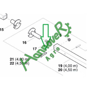 Пружина храпового механізма DL Kverneland AC494727 (АС494727)